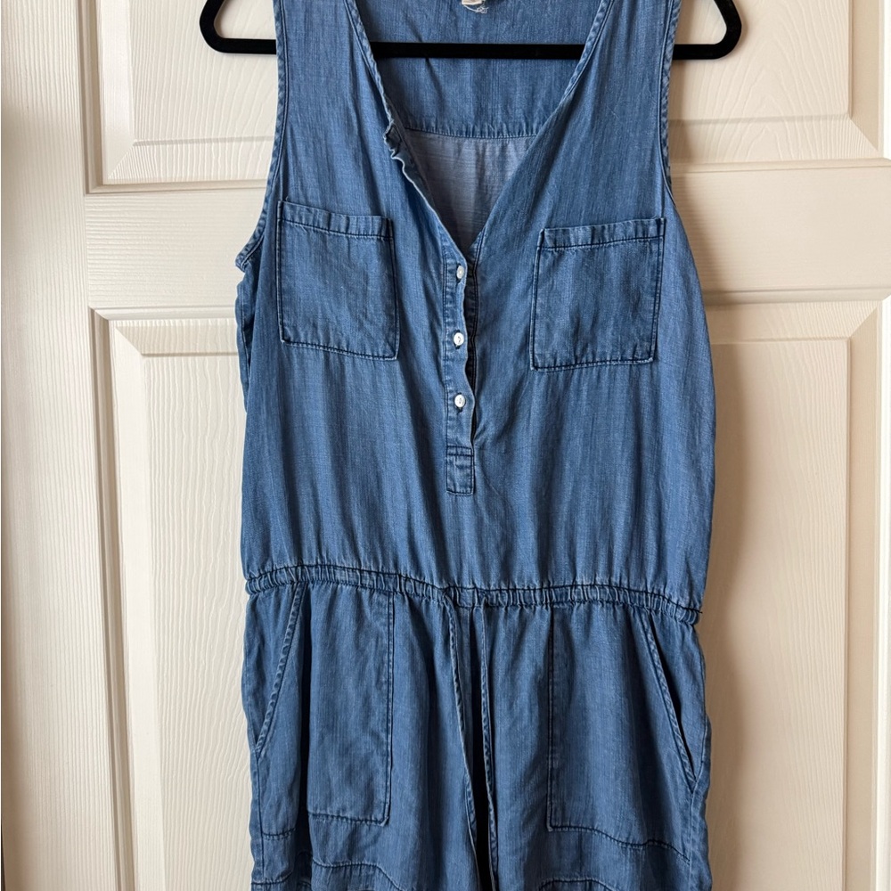 Lovestitch Blue Denim Romper